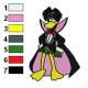 Count Duckula Embroidery Design 02